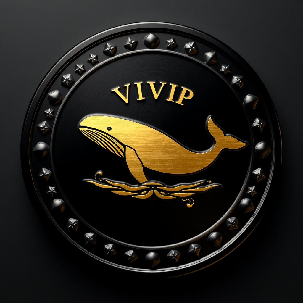 VIP Whale Badge product render
