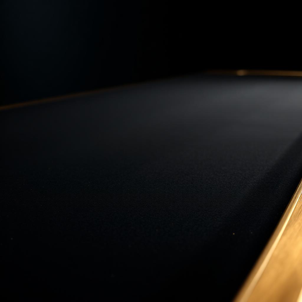 Obsidian & Gold Felt product render
